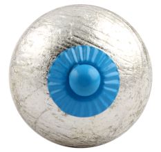 Silver Turquoise Fitting Round Ceramic Knob